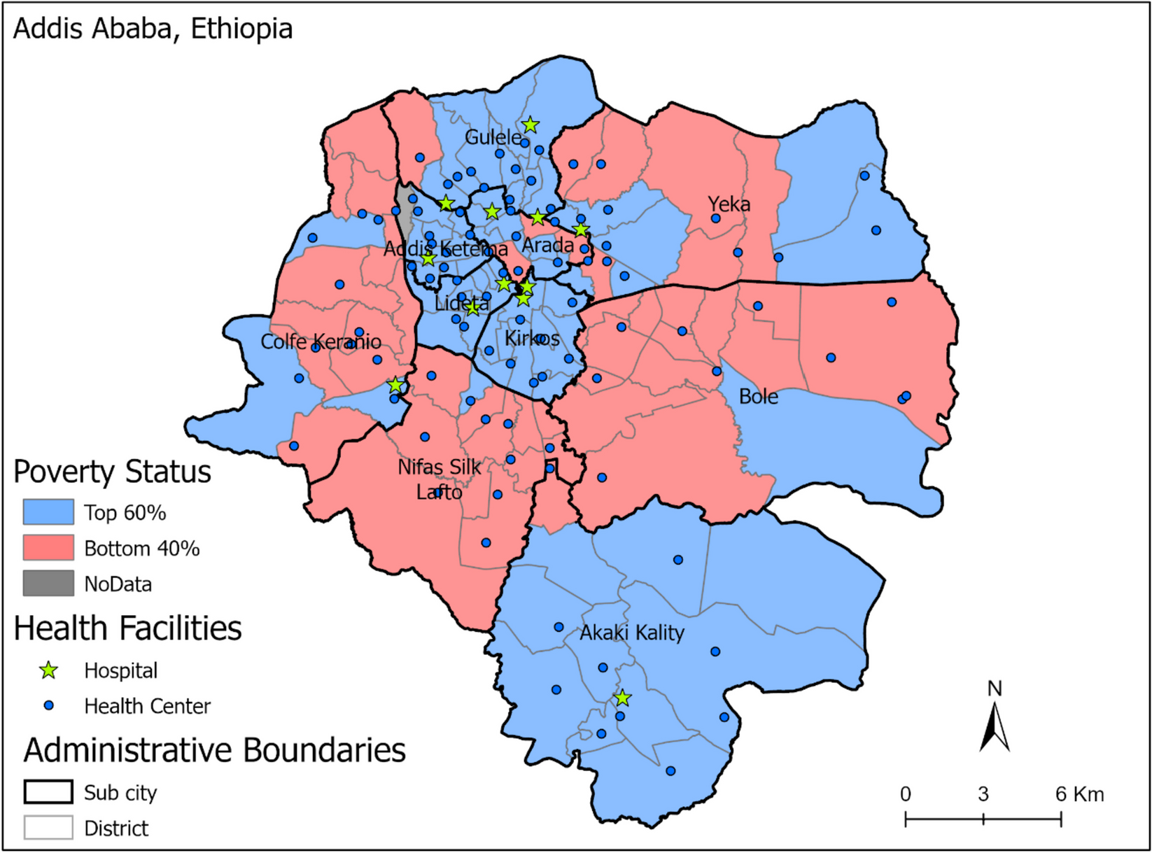 Inter-district and Wealth-related Inequalities in Maternal and Child Health Service Coverage and Child Mortality within Addis Ababa City