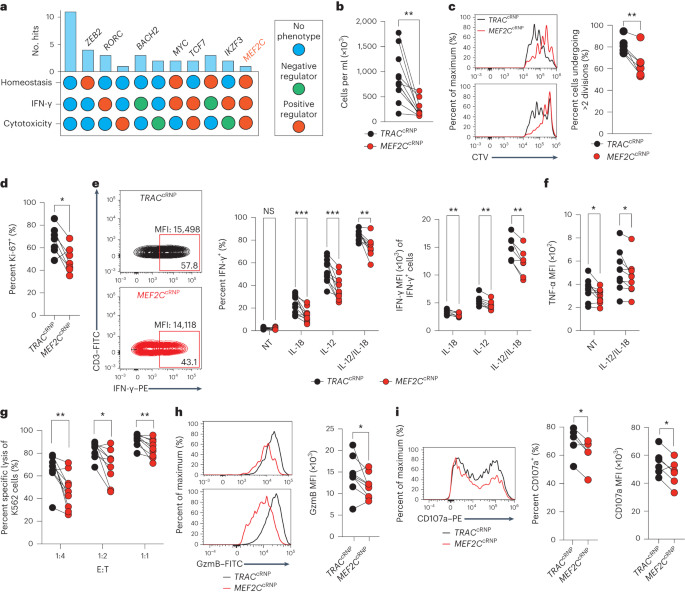 MEF2C regulates NK cell effector functions through control of lipid metabolism