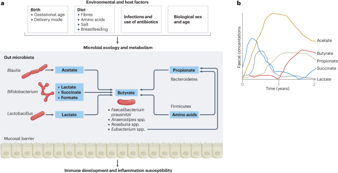Short-chain fatty acids: linking diet, the microbiome and immunity