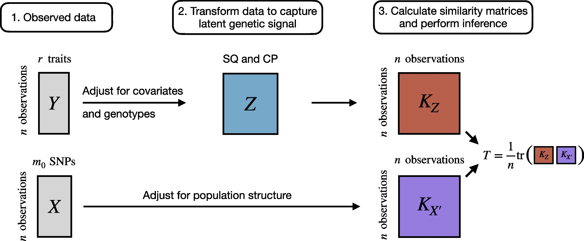 Identifying latent genetic interactions in genome-wide association studies using multiple traits