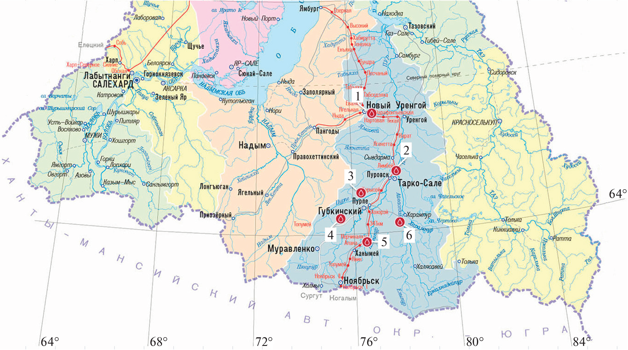 Estimation of the Impact of the Oil and Gas Complex on the Biosphere of the Arctic Territories on the Basis of Multispectral Satellite Data