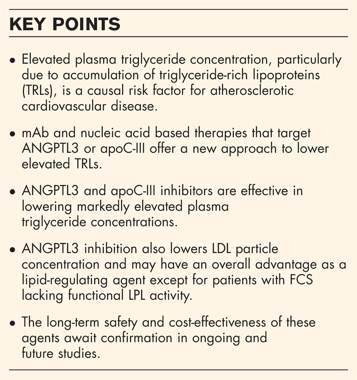 ANGPTL3 and ApoC-III inhibitors for treating hypertriglyceridemia in context: horses for courses?
