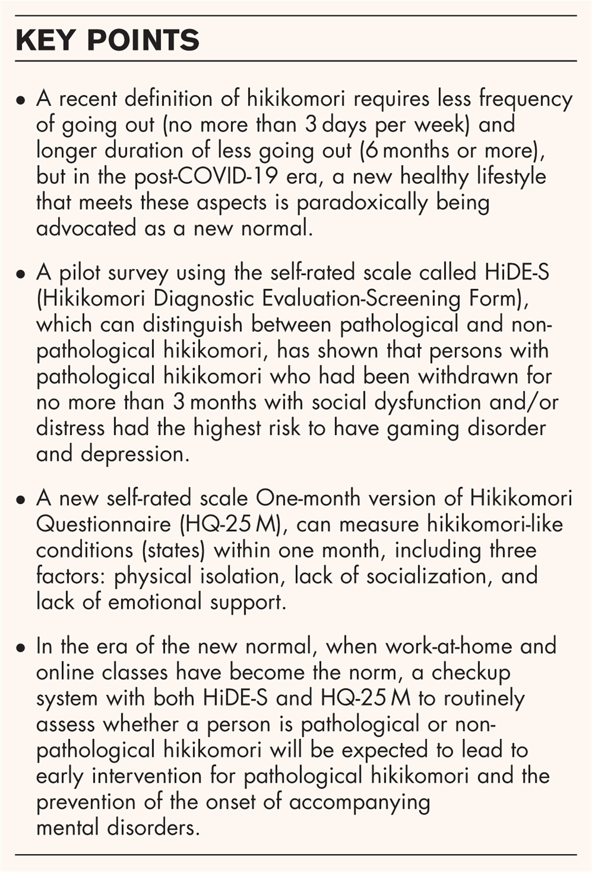 Shifting the paradigm of social withdrawal: a new era of coexisting pathological and non-pathological hikikomori
