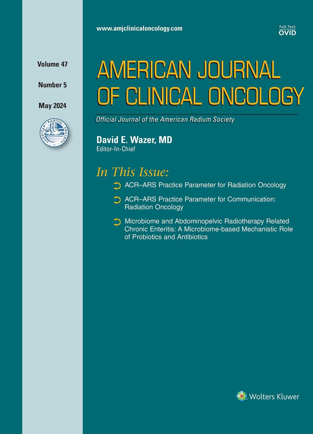 ACR–ARS Practice Parameter for Radiation Oncology