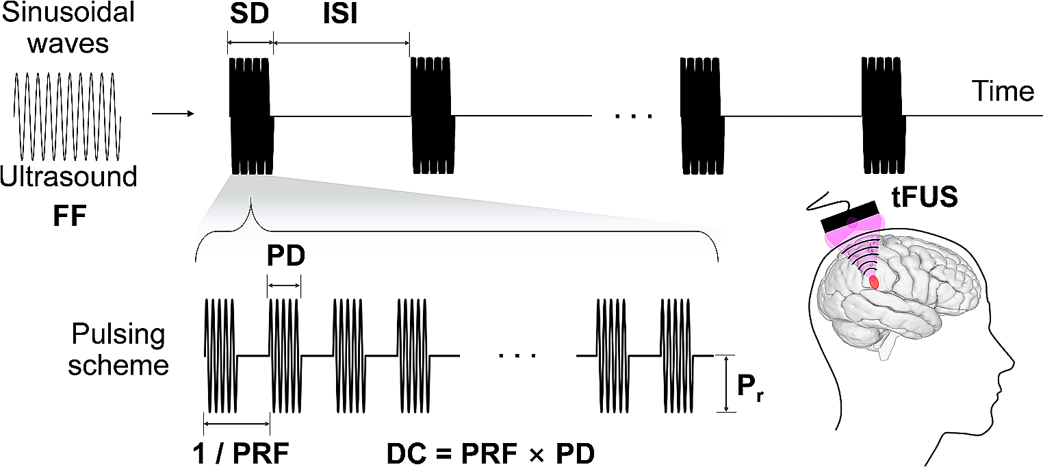 A review of functional neuromodulation in humans using low-intensity transcranial focused ultrasound