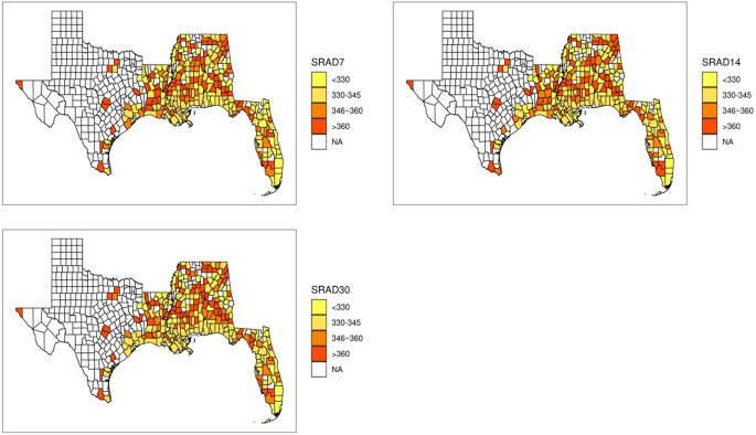 Association between solar radiation and mood disorders among Gulf Coast residents