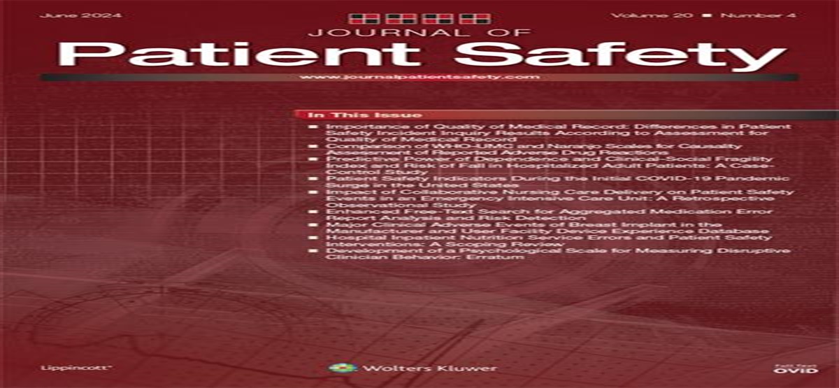 Development of a Psychological Scale for Measuring Disruptive Clinician Behavior: Erratum