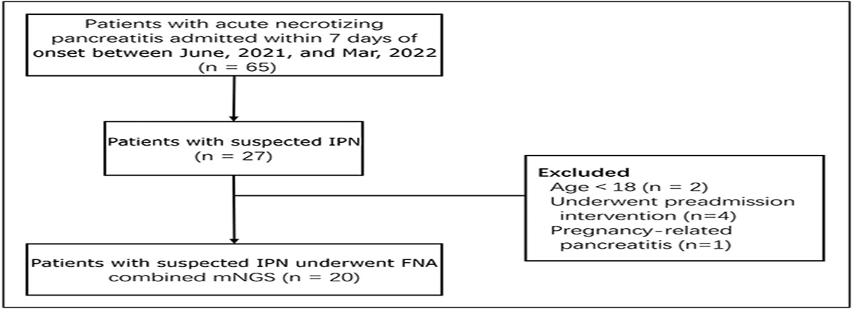 Metagenomic Next-Generation Sequencing-Based Fine-Needle Aspiration in Patients With Suspected Infected Pancreatic Necrosis