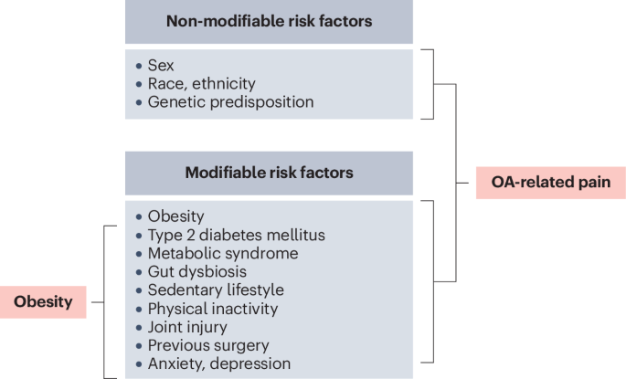The role of obesity and adipose tissue dysfunction in osteoarthritis pain