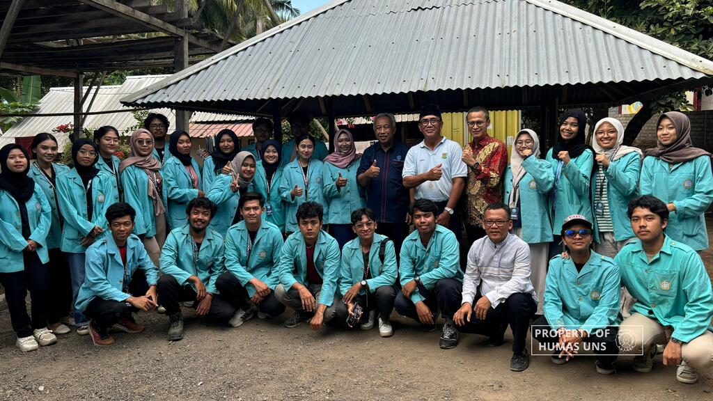 UNS Leadership Conducts Monitoring of Student Community Service Program in Gumantar Village, North Lombok, West Nusa Tenggara
