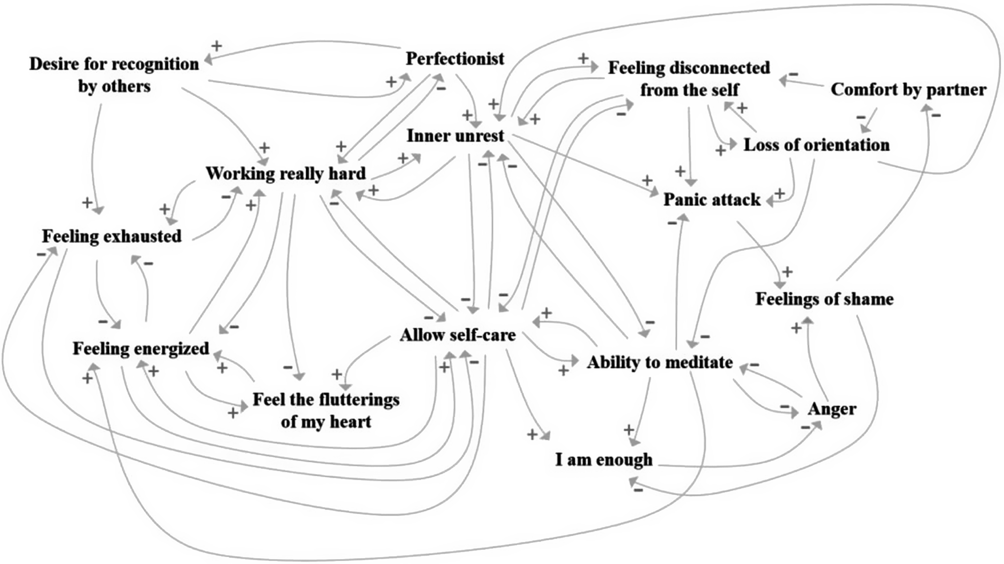 The Content of Personalised Network-Based Case Formulations