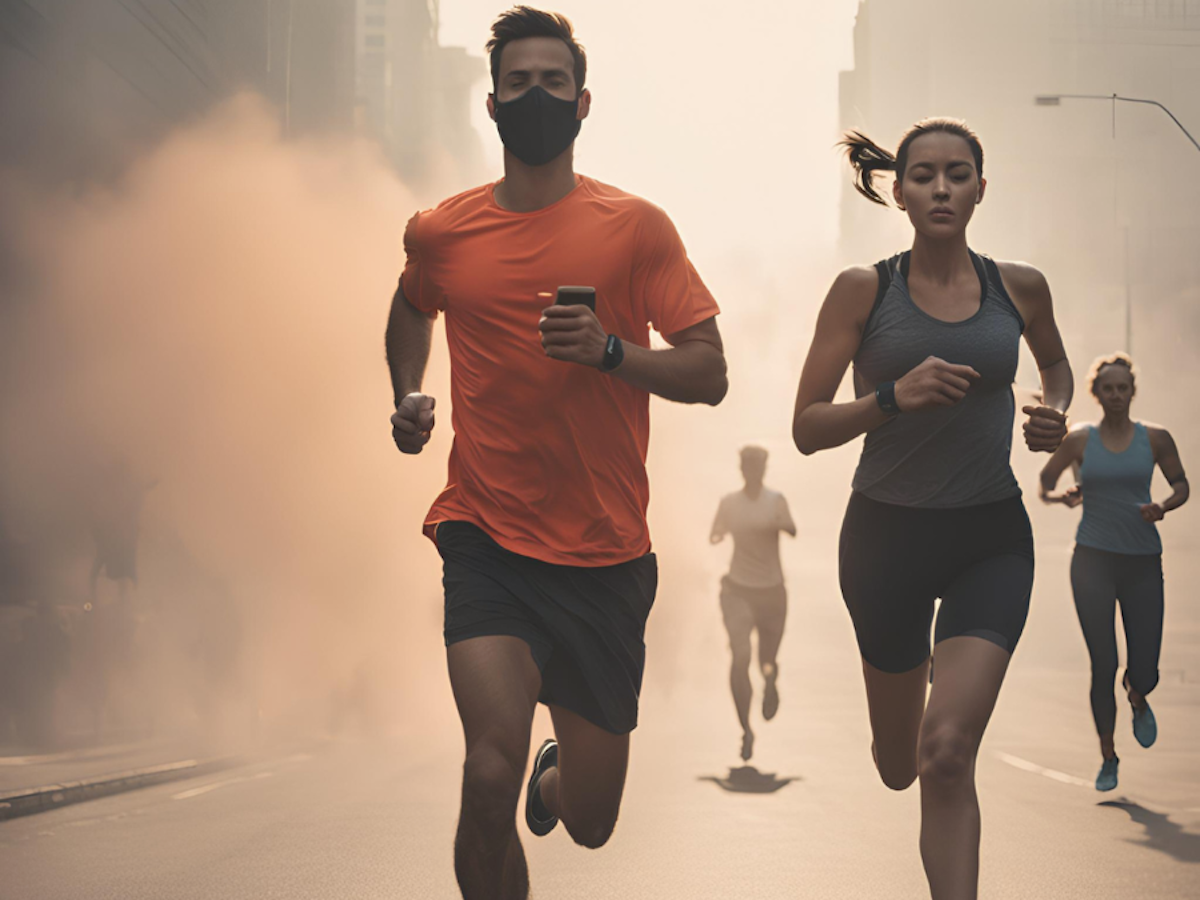 The Impact of Air Pollution Information on Individuals’ Exercise Behavior: Empirical Study Using Wearable and Mobile Devices Data