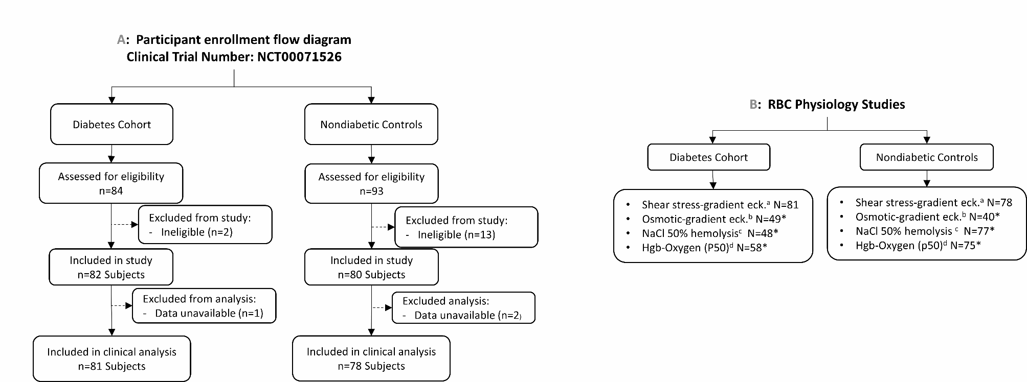 Altered RBC deformability in diabetes: clinical characteristics and RBC pathophysiology