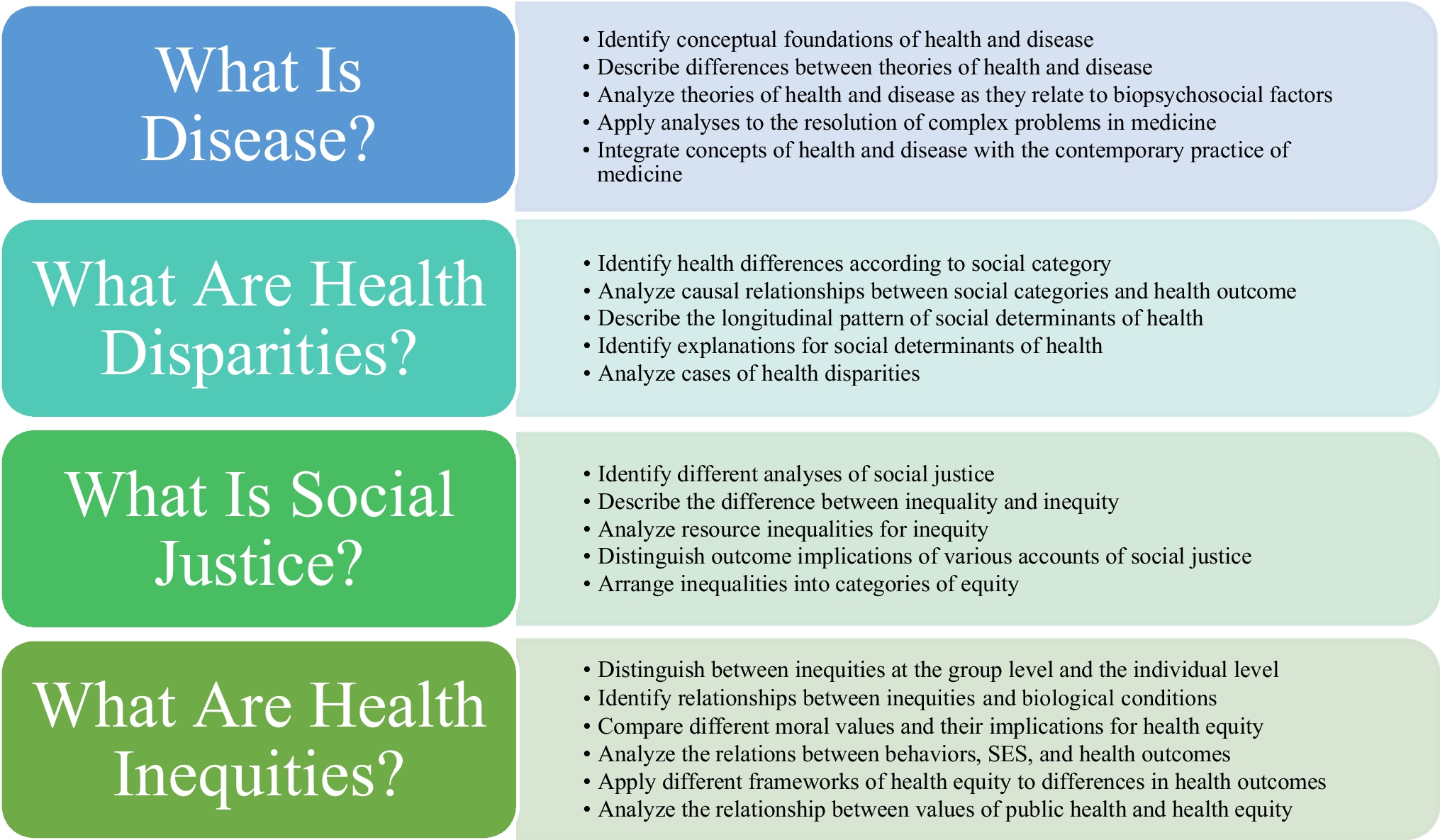 Introducing Health Equity Curriculum: Challenges and Opportunities
