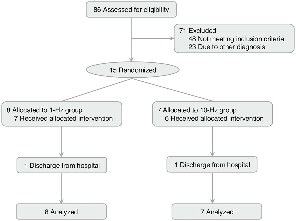 Investigating the effects of excitatory and inhibitory somatosensory rTMS on somatosensory functioning in the acute and subacute phases of stroke: a preliminary double-blind and randomized trial
