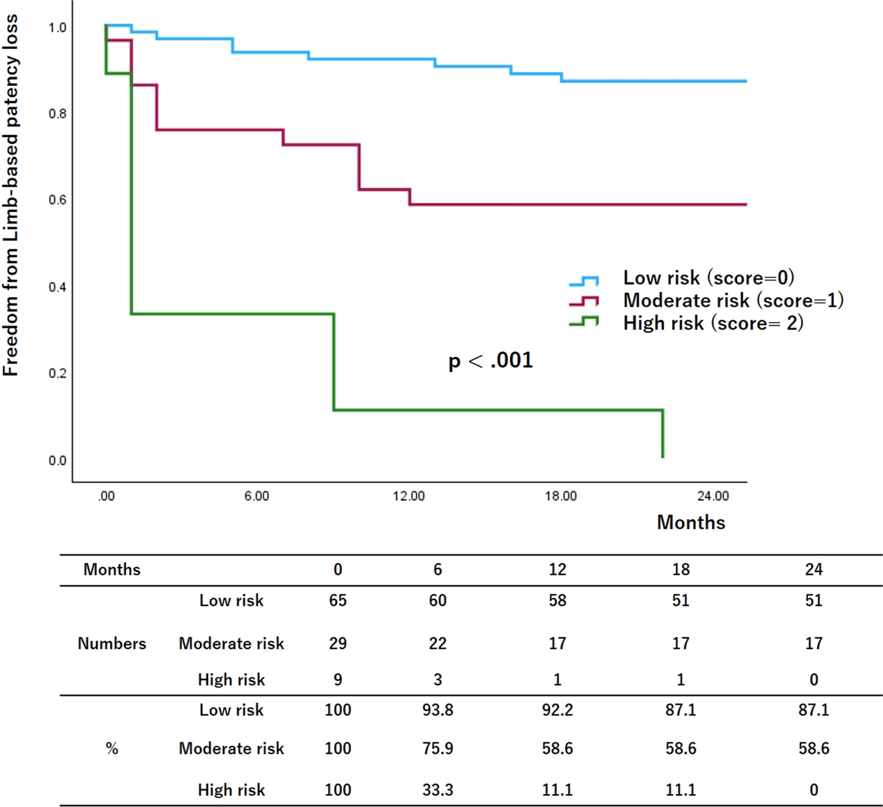 Anatomical and clinical factors associated with infrapopliteal arterial bypass outcomes in patients with chronic limb-threatening ischemia