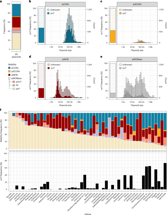 Expanding the diversity of origin of transfer-containing sequences in mobilizable plasmids