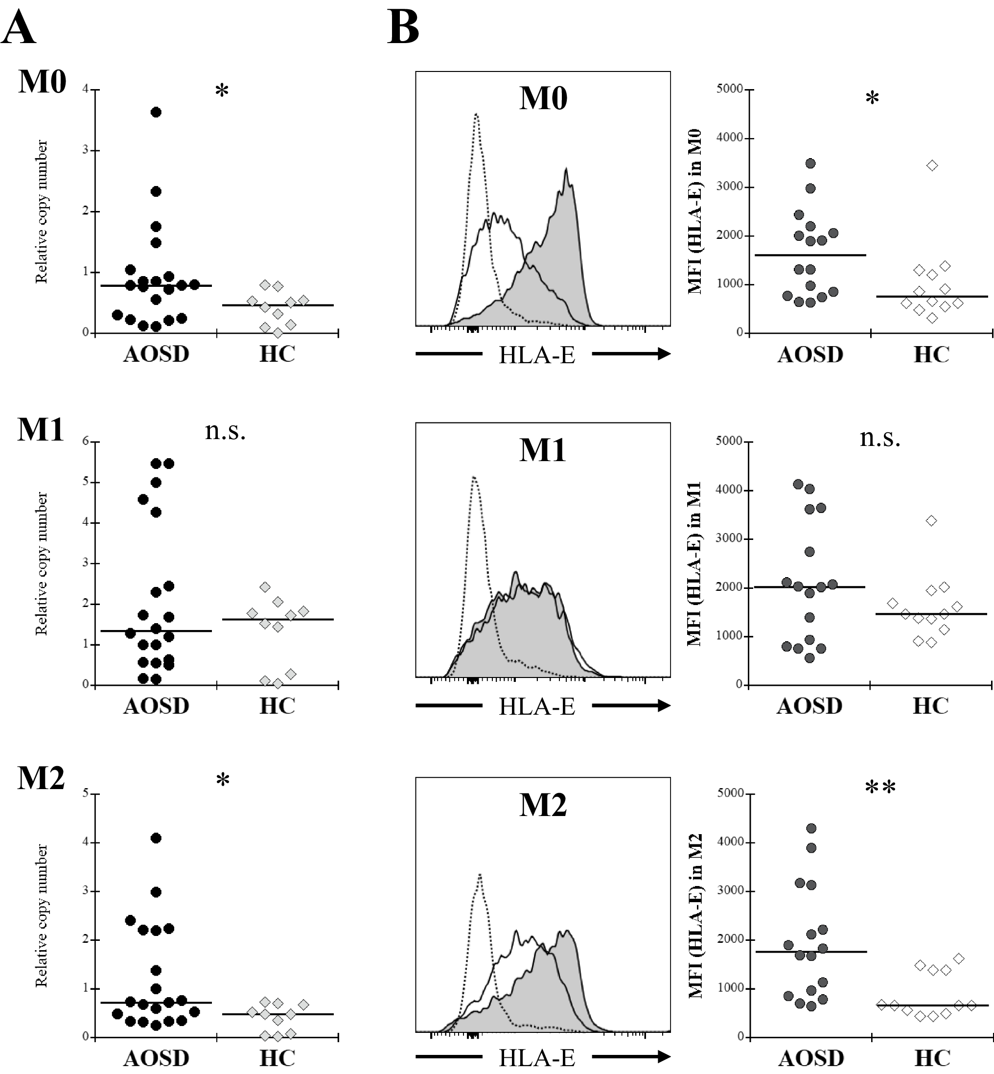 HLA-E-expressing macrophage polarization and increased NKG2A/CD94 expression in adult-onset Still’s disease