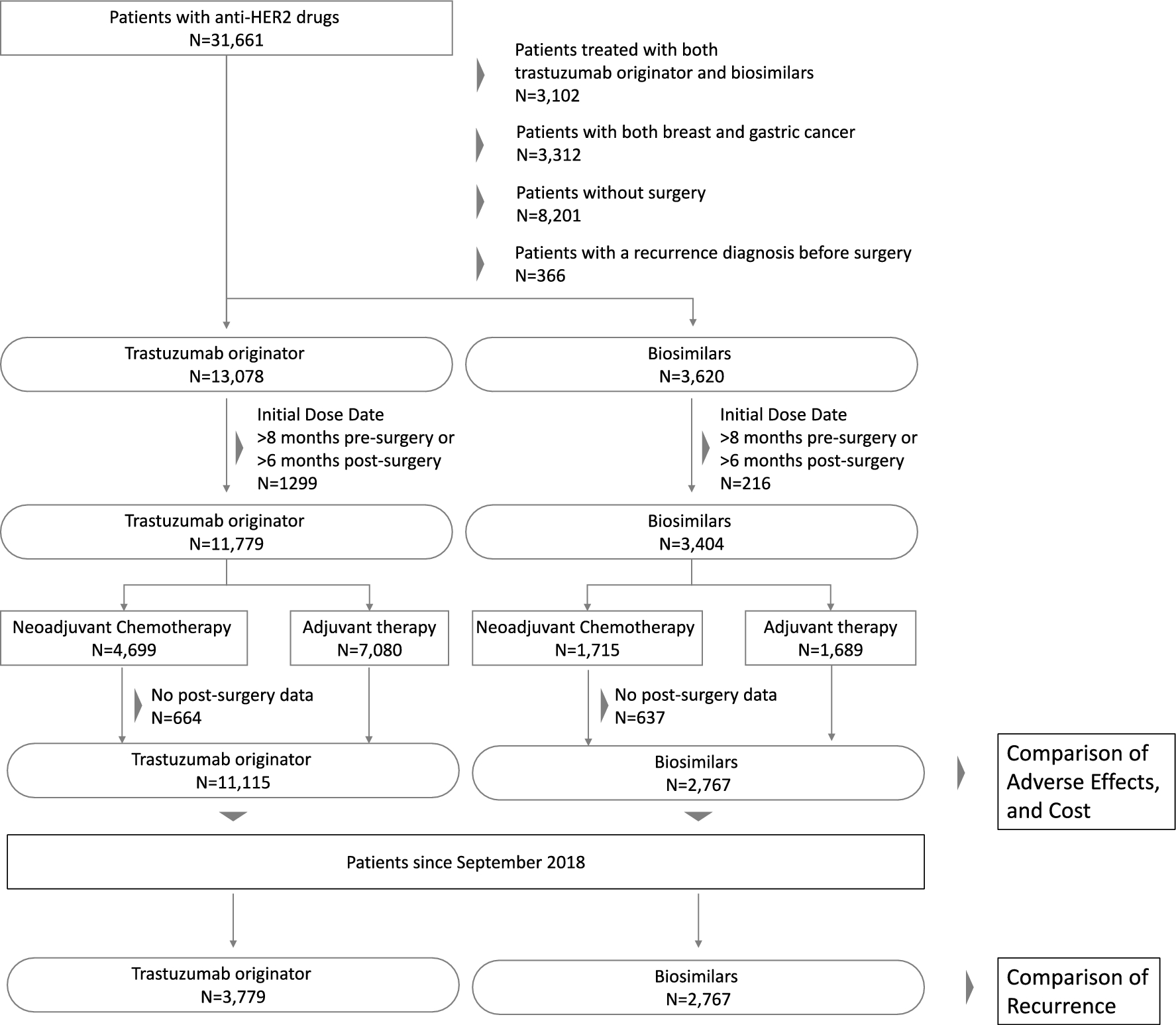 Real-World Comparative Analysis of Trastuzumab Originator and Biosimilars: Safety, Efficacy, and Cost Effectiveness