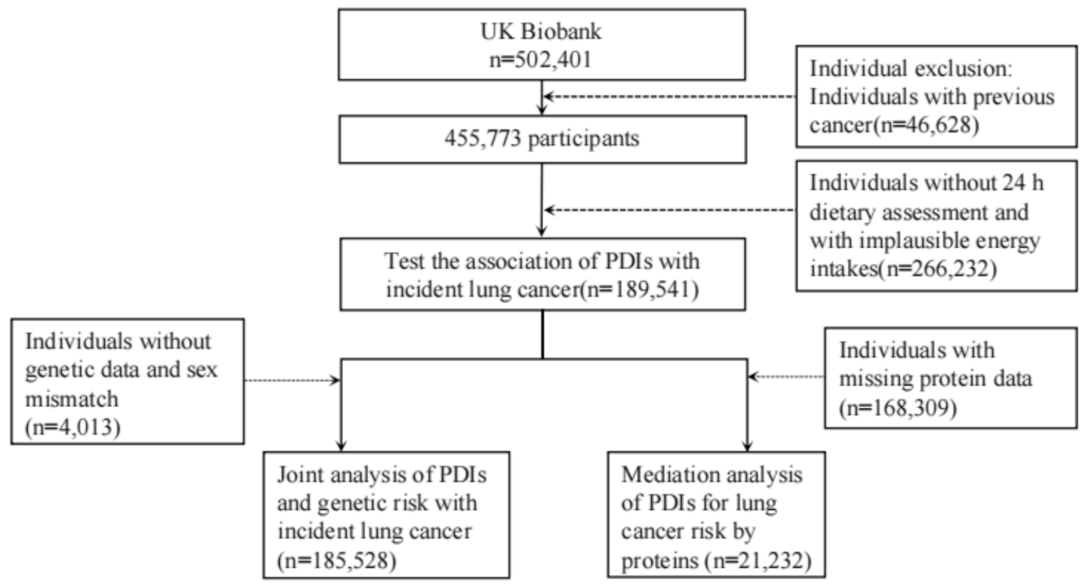 Plant-based dietary patterns, genetic risk, proteome, and lung cancer risk: a large prospective cohort study