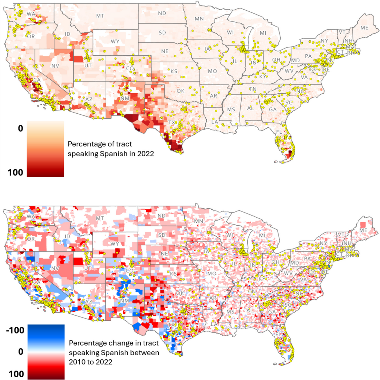 Services Provided in Spanish in Substance Use Disorder Treatment Facilities: Limited Access in Communities with Fast-Growing Spanish-Speaking Populations