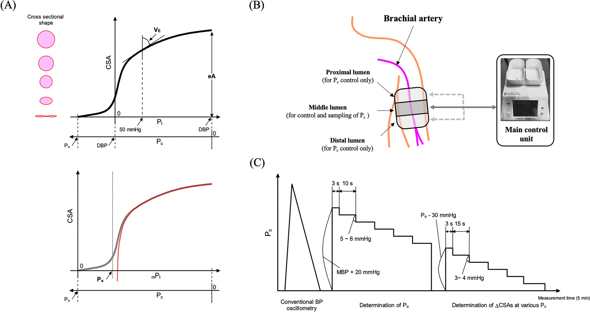 Sensitive detection of atherosclerotic coronary artery disease by a novel index of pressure–area relationship of the brachial artery