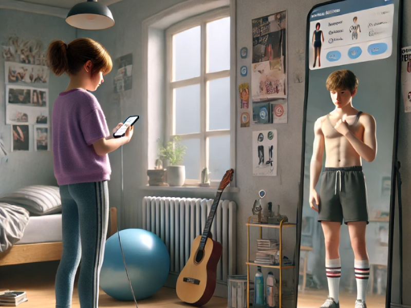 Longitudinal Associations Between Adolescents’ mHealth App Use, Body Dissatisfaction, and Physical Self-Worth: Random Intercept Cross-Lagged Panel Study