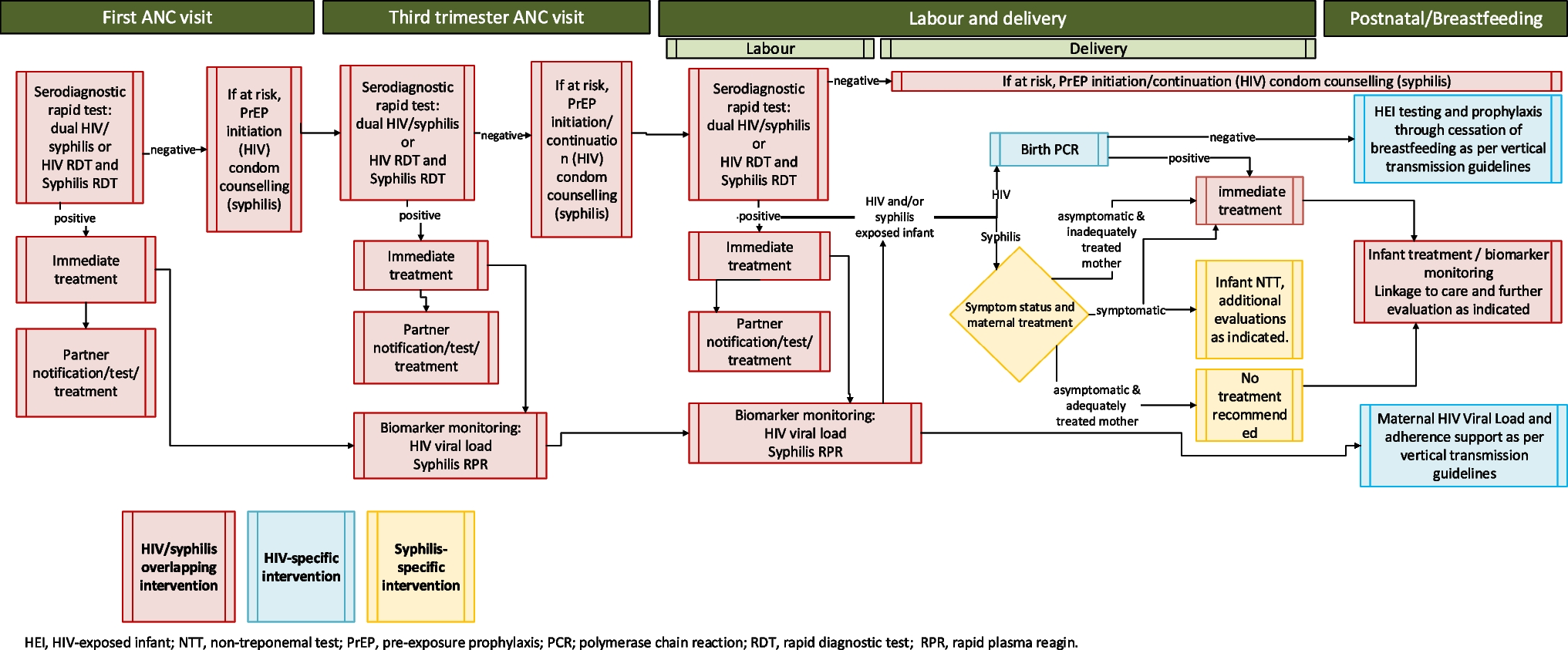 Opportunities to Optimize Outcomes of Diagnosis and Treatment of HIV and Syphilis in Pregnancy: the Quest to Eliminate Maternal and Vertical Transmission