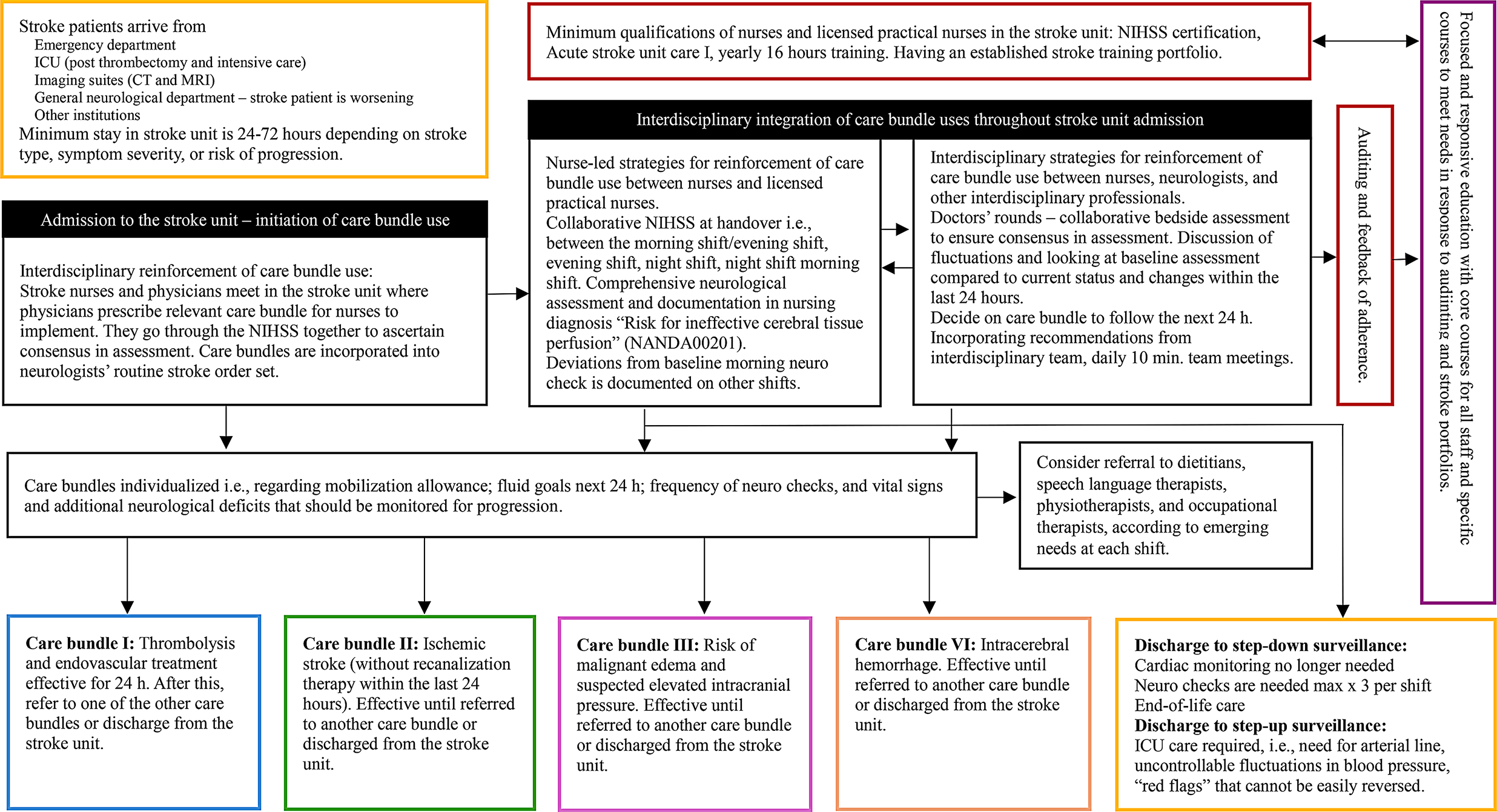 Acute Stroke Units Nested within Broader Neurology: Care Bundles for Nursing to Enhance Competence and Interdisciplinary Coordination