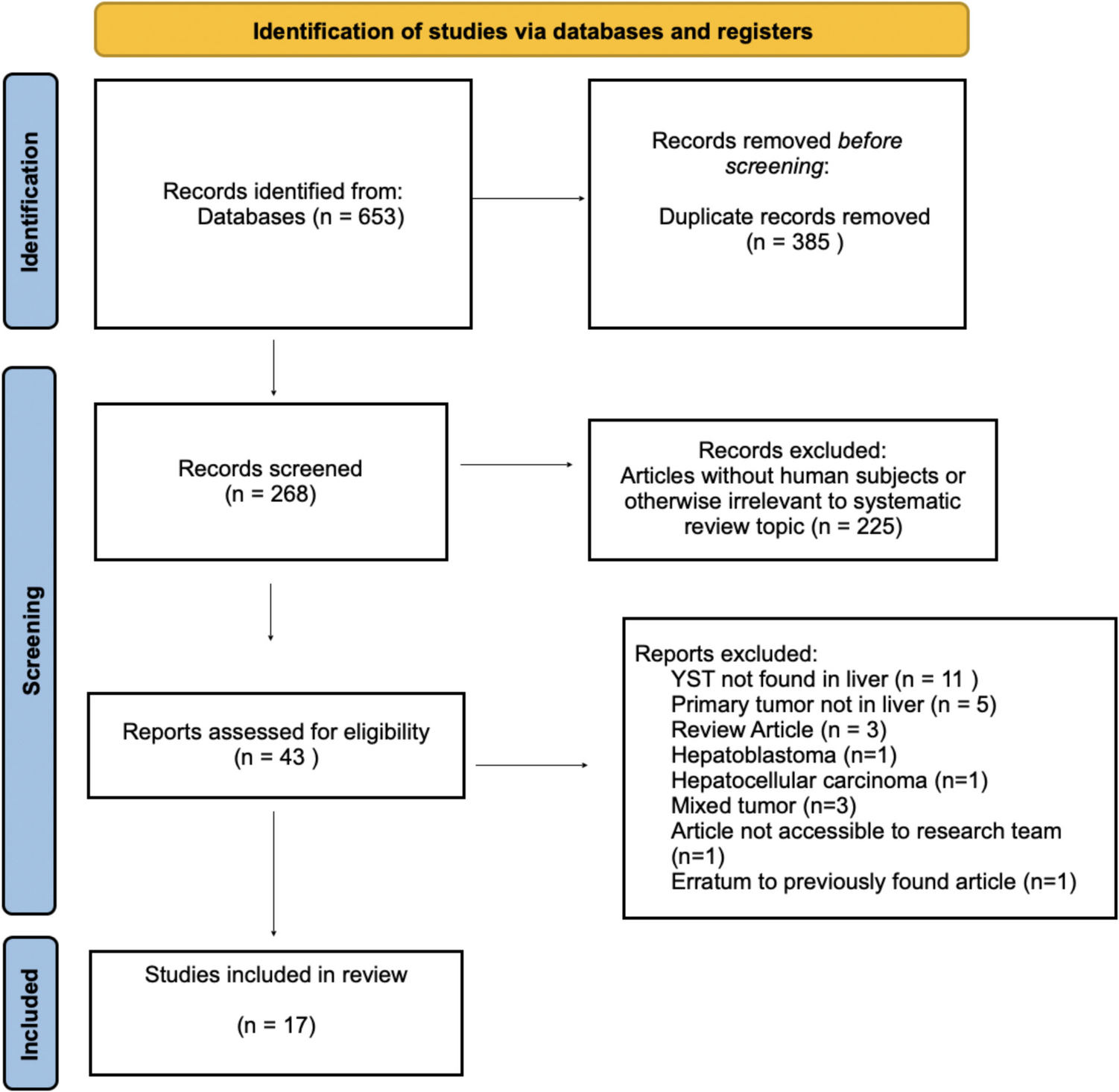 Hepatic Yolk Sac Tumor: A Systematic Review of Presentation, Diagnosis, and Treatment
