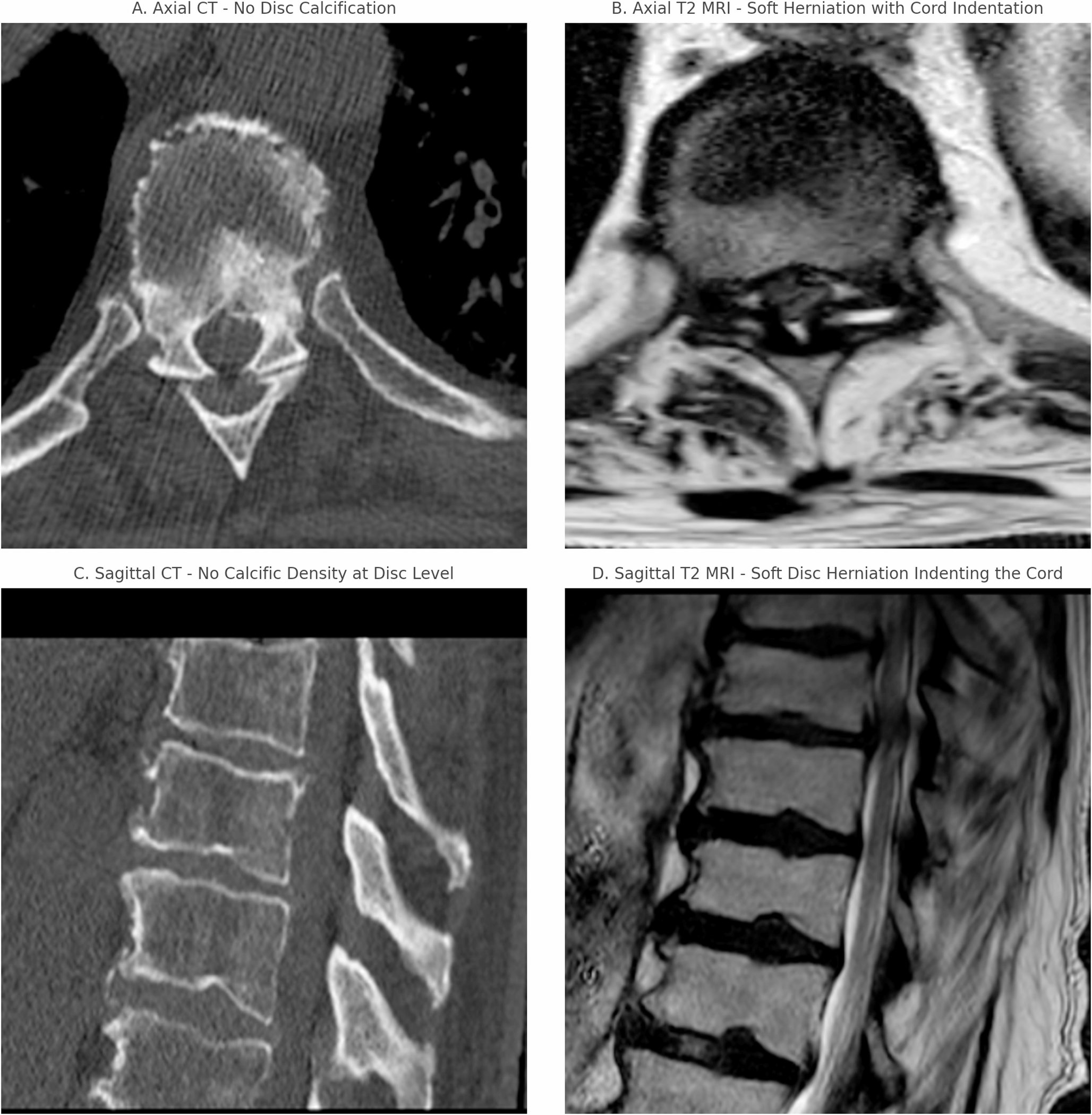 Does disc consistency matter? a comparative series on calcified and soft thoracic disc herniations