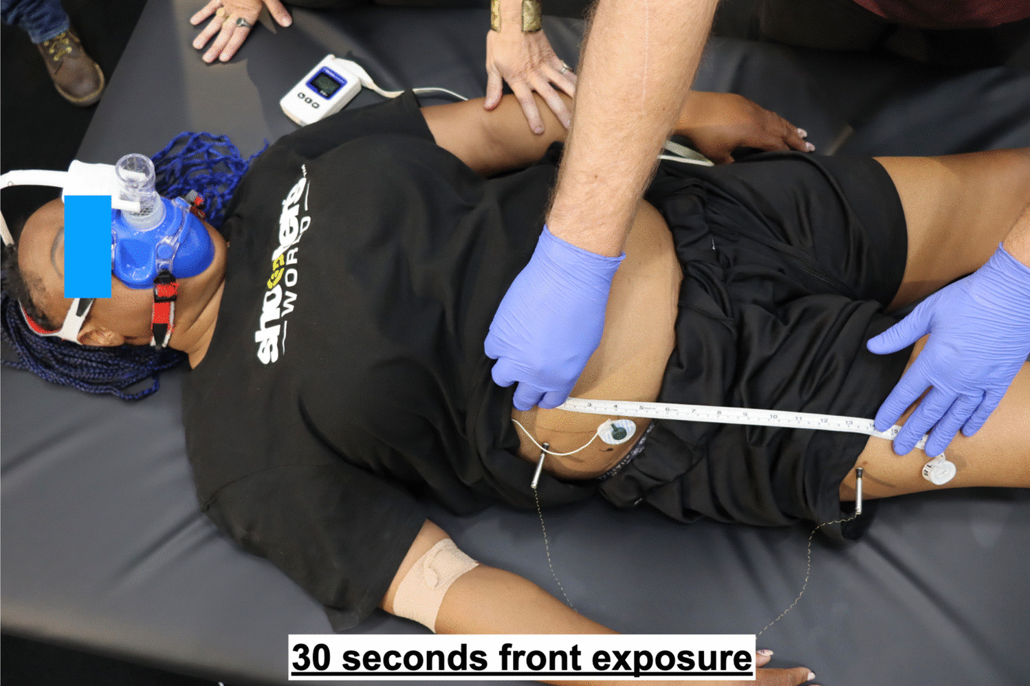 Electrical effect on probe wounds after long time exposure with a new generation conducted electrical weapon (Taser T10®) on human volunteers
