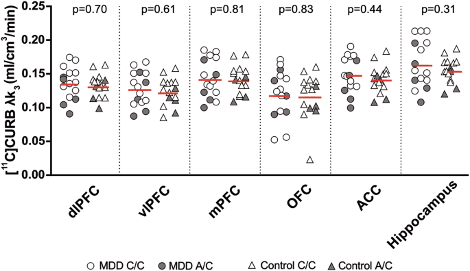 Fatty acid amide hydrolase in major depressive episodes: A [11C]CURB positron emission tomography study