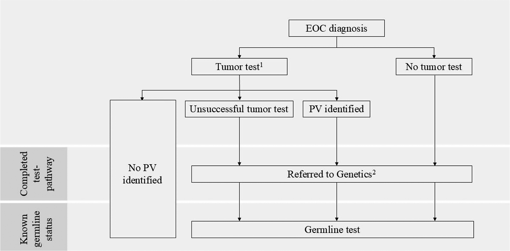 Evaluation of  testing rates in epithelial ovarian cancer patients: lessons learned from real-world clinical data