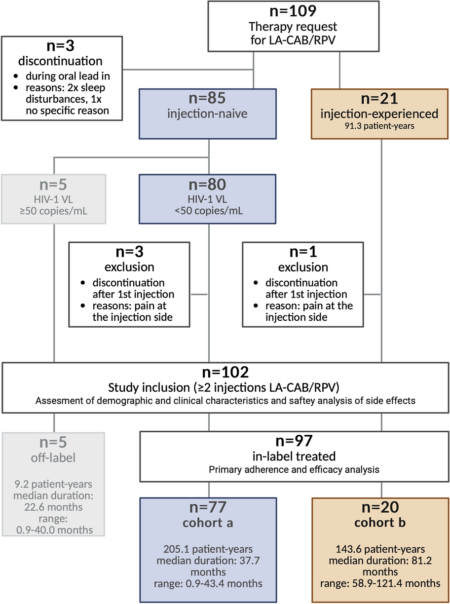Long-Term Real-World Use of Cabotegravir/Rilpivirine: Adherence and Virological Efficacy over a 44-Month Observation Period