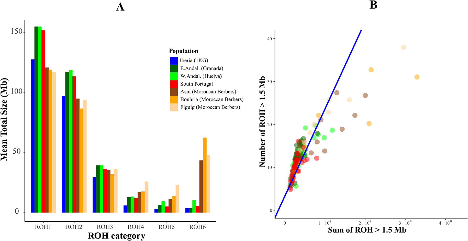 A genomic tale of inbreeding in western Mediterranean human populations