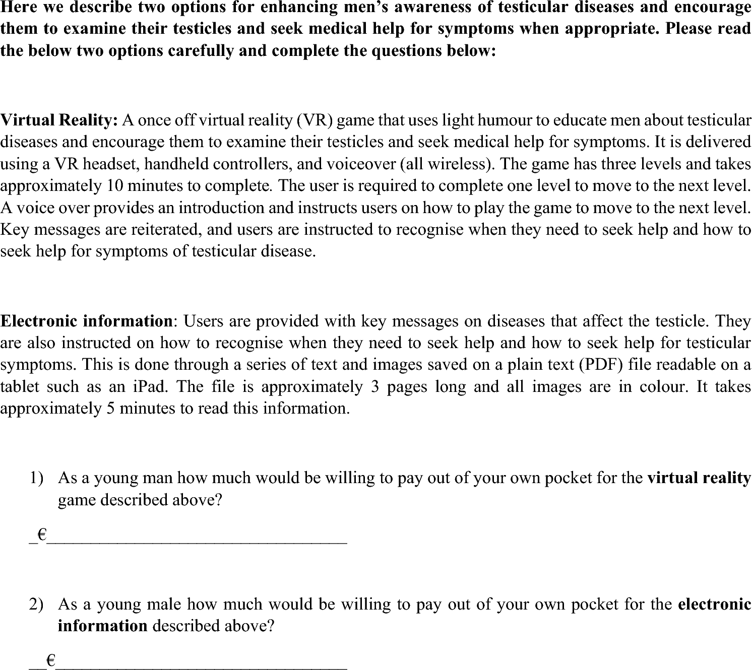 Cost–Benefit Analysis of the Enhancing Men’s Awareness of Testicular diseases (E-MAT) Feasibility Trial: A Virtual Reality Experience to Increase Testicular Knowledge and Self-Examination among Male Athletes