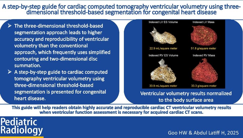 A step-by-step guide for cardiac computed tomography ventricular volumetry using three-dimensional threshold-based segmentation for congenital heart disease