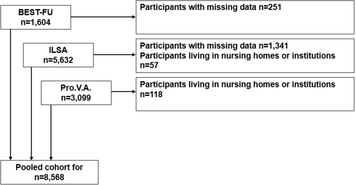 Socioeconomic status modifies the association between adherence to the Mediterranean diet and cognitive outcomes: results from the Collaborative PROMED-COG Pooled Cohorts Study