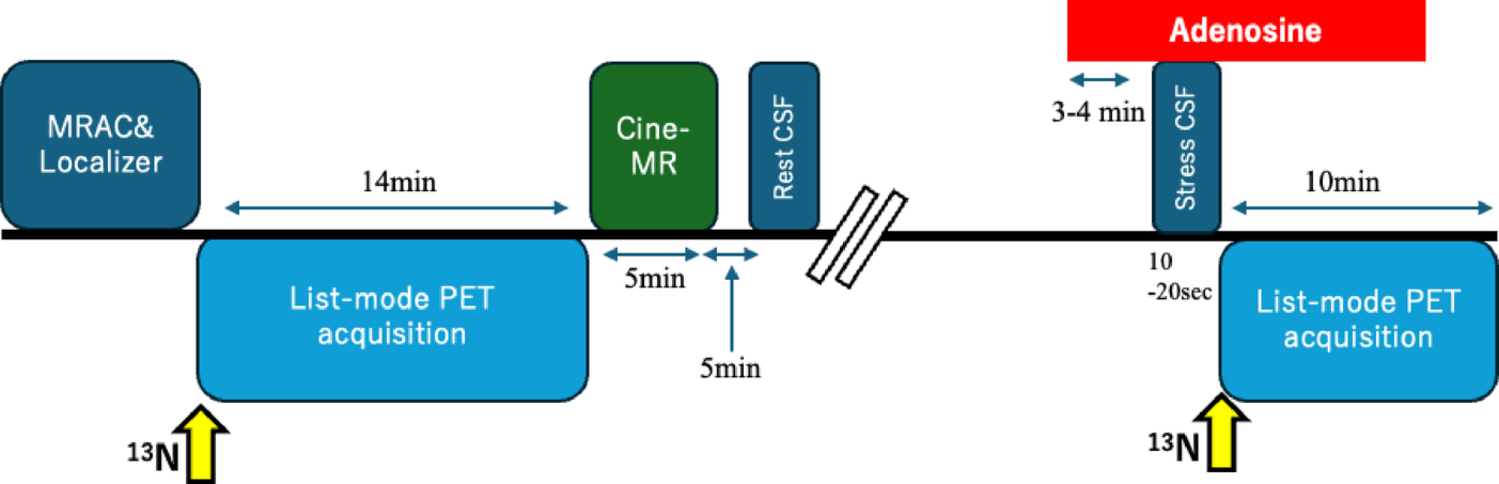 Simultaneous measurement of coronary sinus flow and myocardial flow reserve using hybrid N-ammonia PETMR in patients with ischemic heart disease