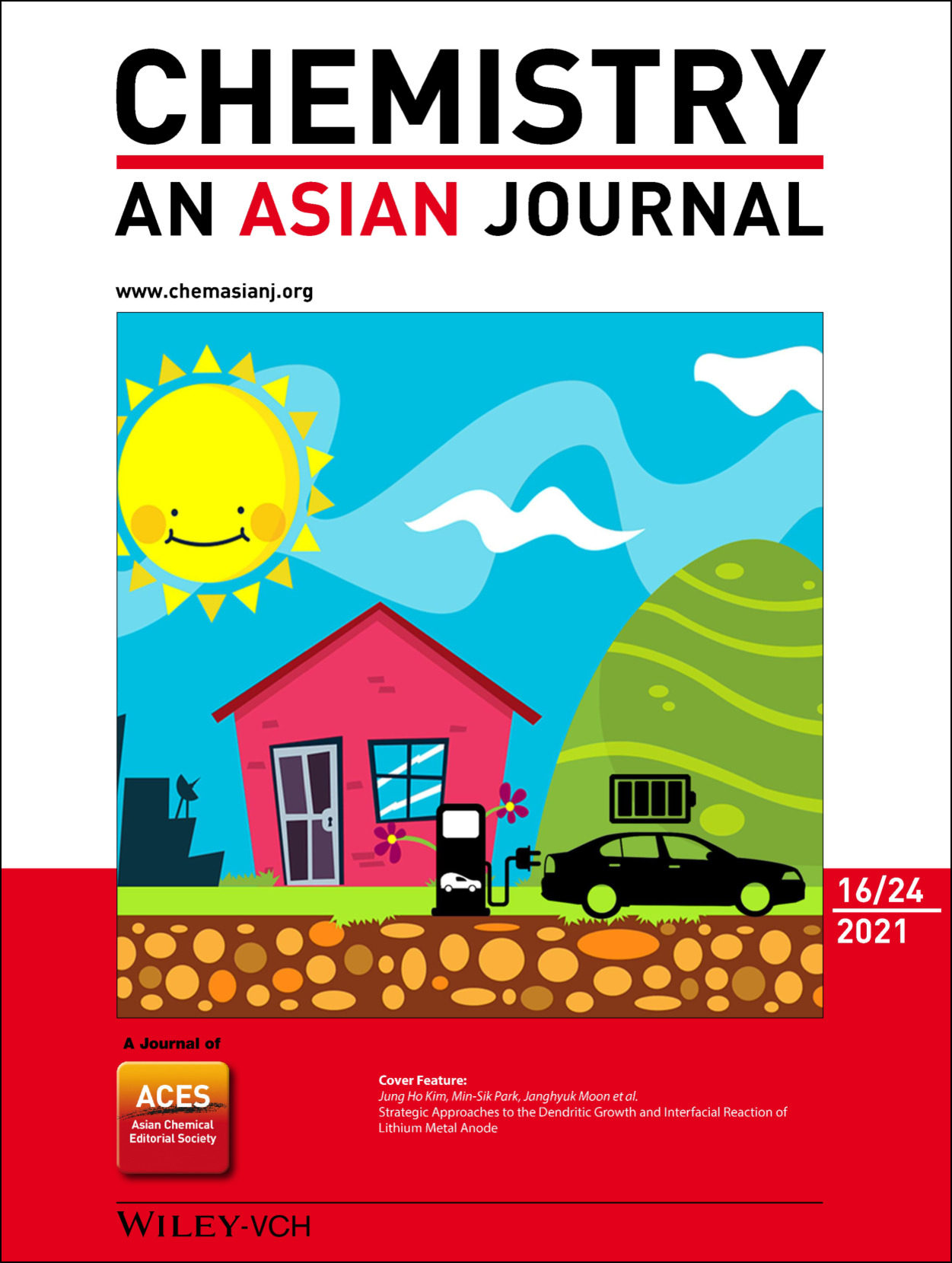 Cover Feature: Strategic Approaches to the Dendritic Growth and Interfacial Reaction of Lithium Metal Anode (Chem. Asian J. 24/2021)