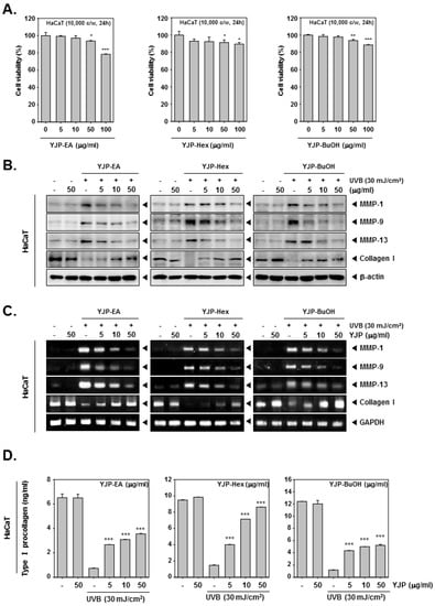 Antioxidants, Vol. 12, Pages 51: Skin Improvement with Antioxidant Effect of Yuja (Citrus junos) Peel Fractions: Wrinkles, Moisturizing, and Whitening