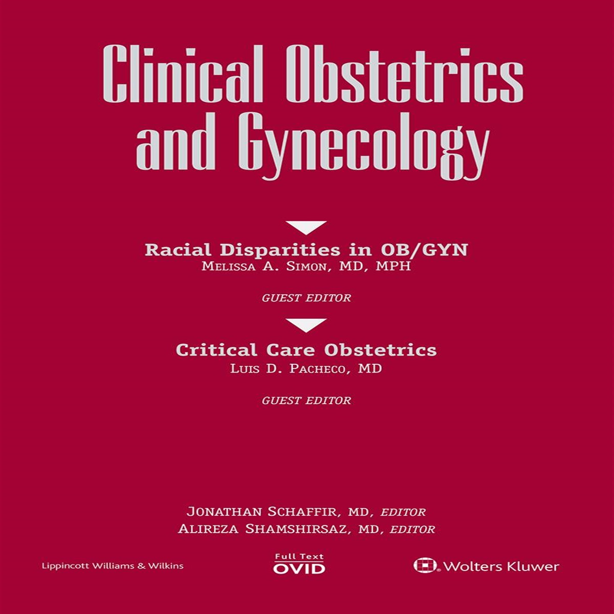 Contributors: Racial Disparities in OB/GYN