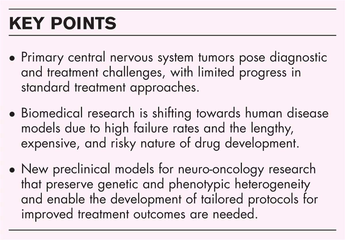 Preclinical glioma models in neuro-oncology: enhancing translational research