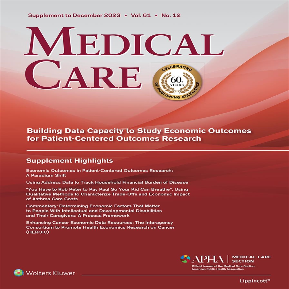 Economic Outcomes in Patient-Centered Outcomes Research: A Paradigm Shift